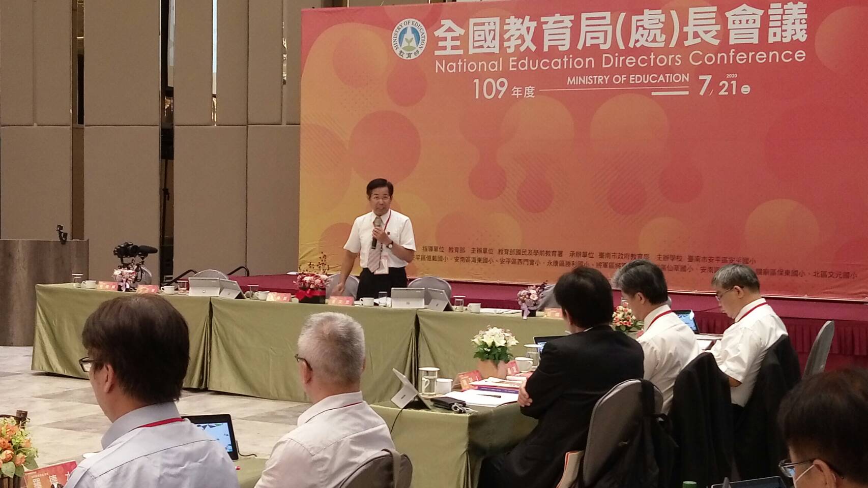 教育部長潘文忠表示，教育部將修整全國國小及幼兒園的遊戲場。(陳國維 攝)