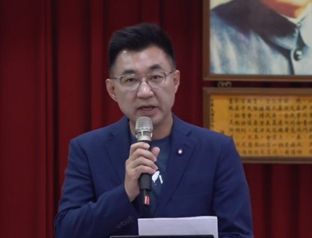 國民黨主席江啟臣下午在彰化行動中常會中批評民進黨再度打臉自己過去對於民間司改團體的承諾。(圖擷自國民黨臉書)
