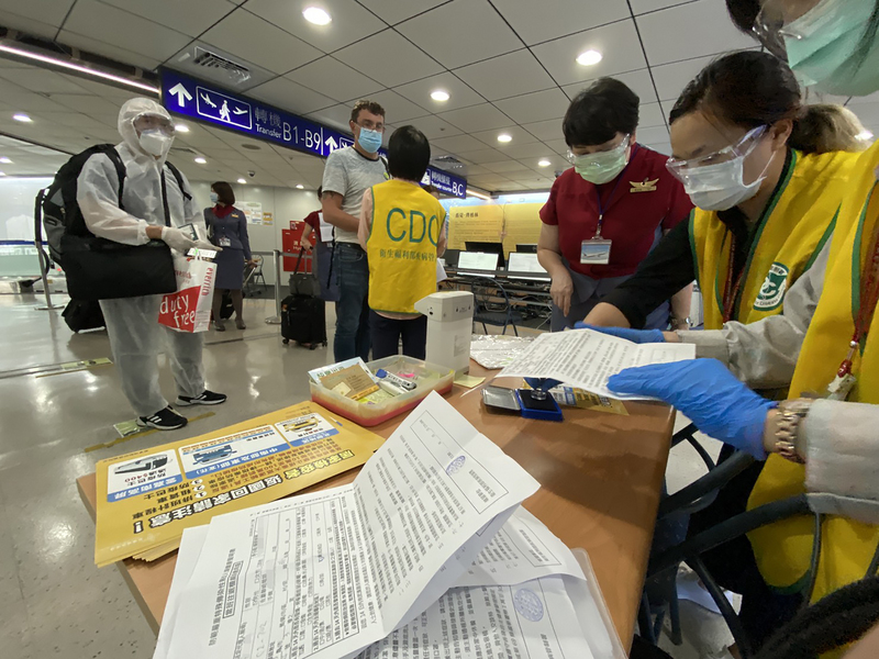 台增1例武肺境外移入 指揮中心下午說明。(中央社／資料照)