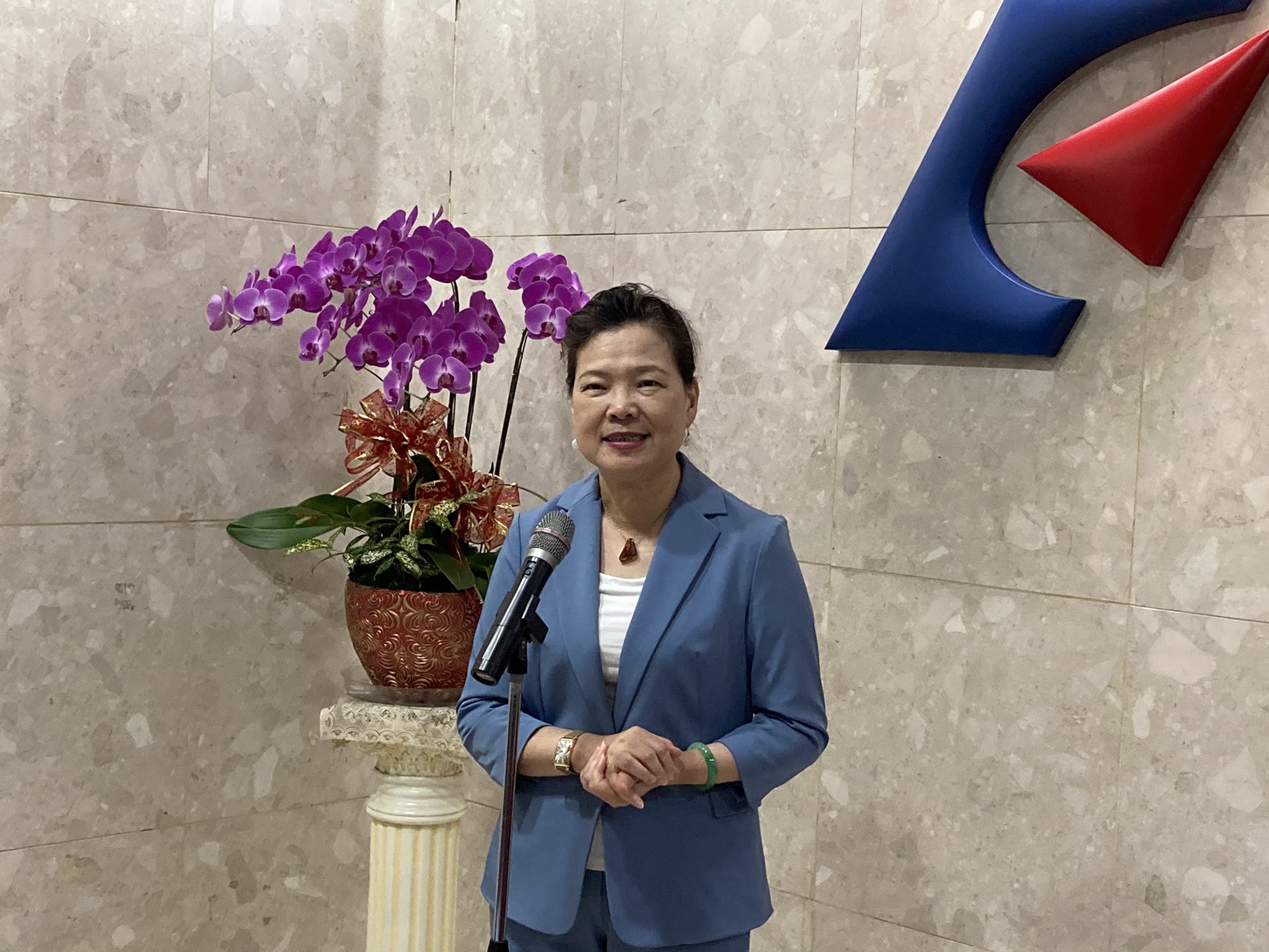 經濟部長王美花表示，若後續仍有預算，規模還會再擴大。(謝佳興 攝)