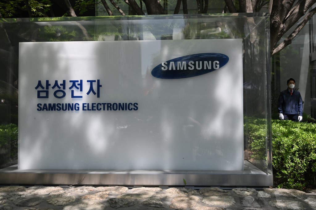 南韓三星電子(Samsung Electronics)。 (AFP)