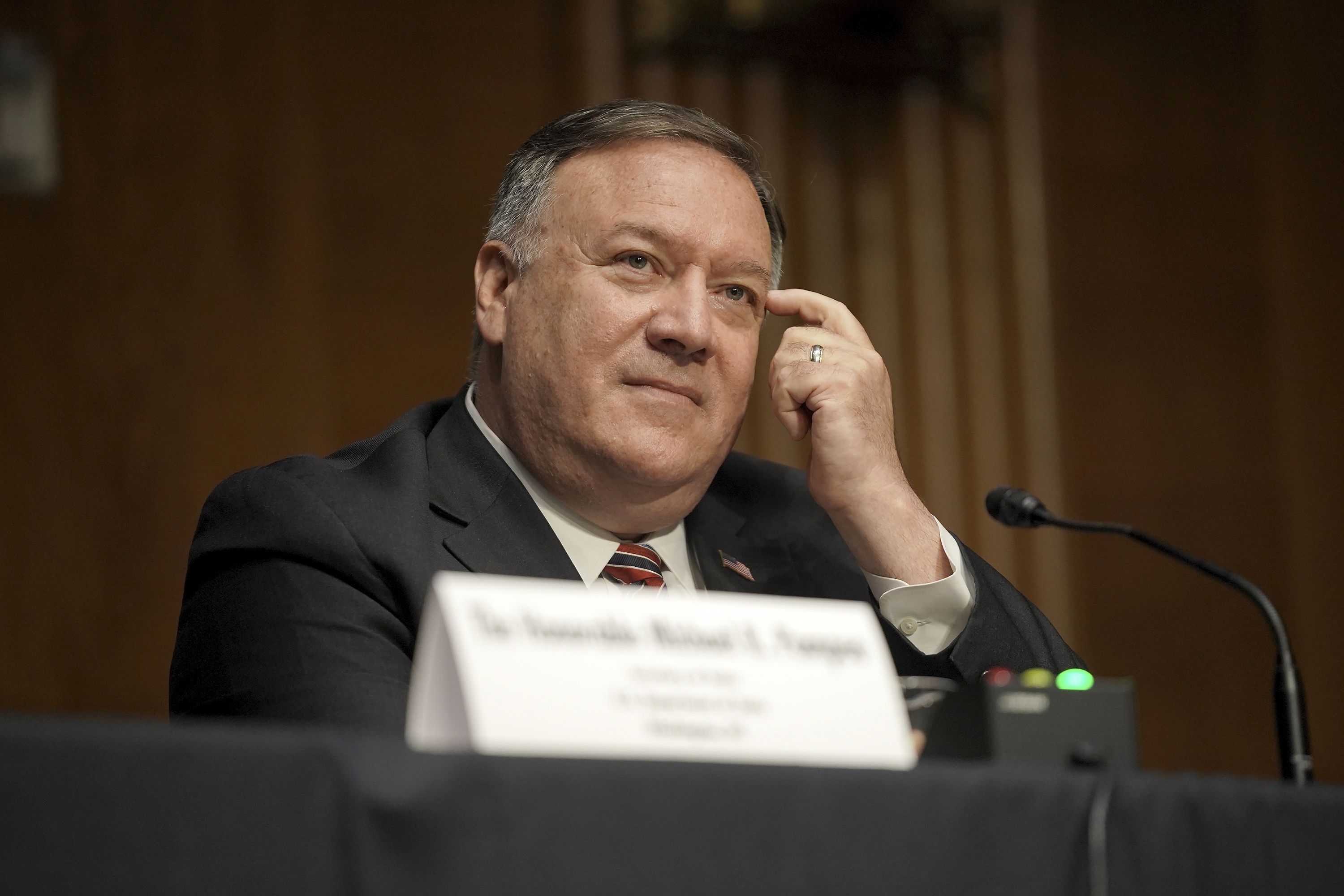 美國國務卿蓬佩奧(Mike Pompeo)。(美聯社/達志影像)