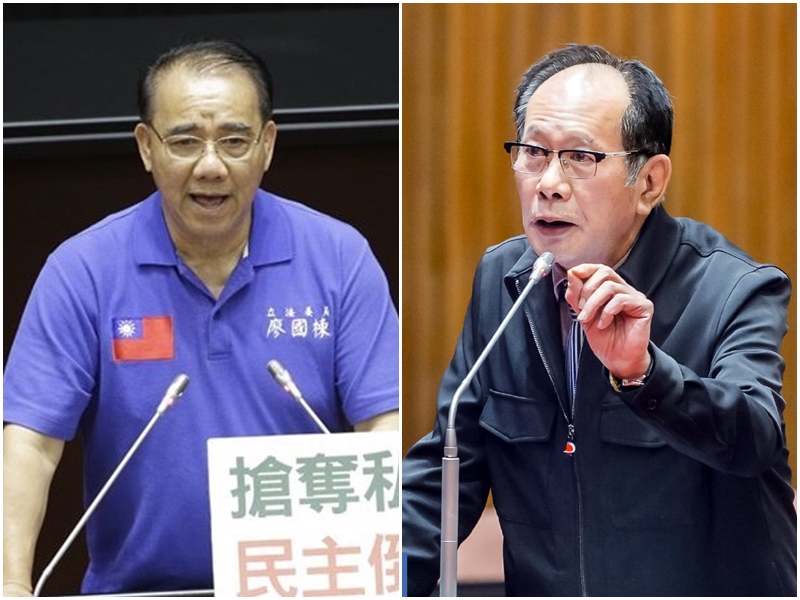 國民黨立委廖國棟(左)、陳超明。(合成圖)