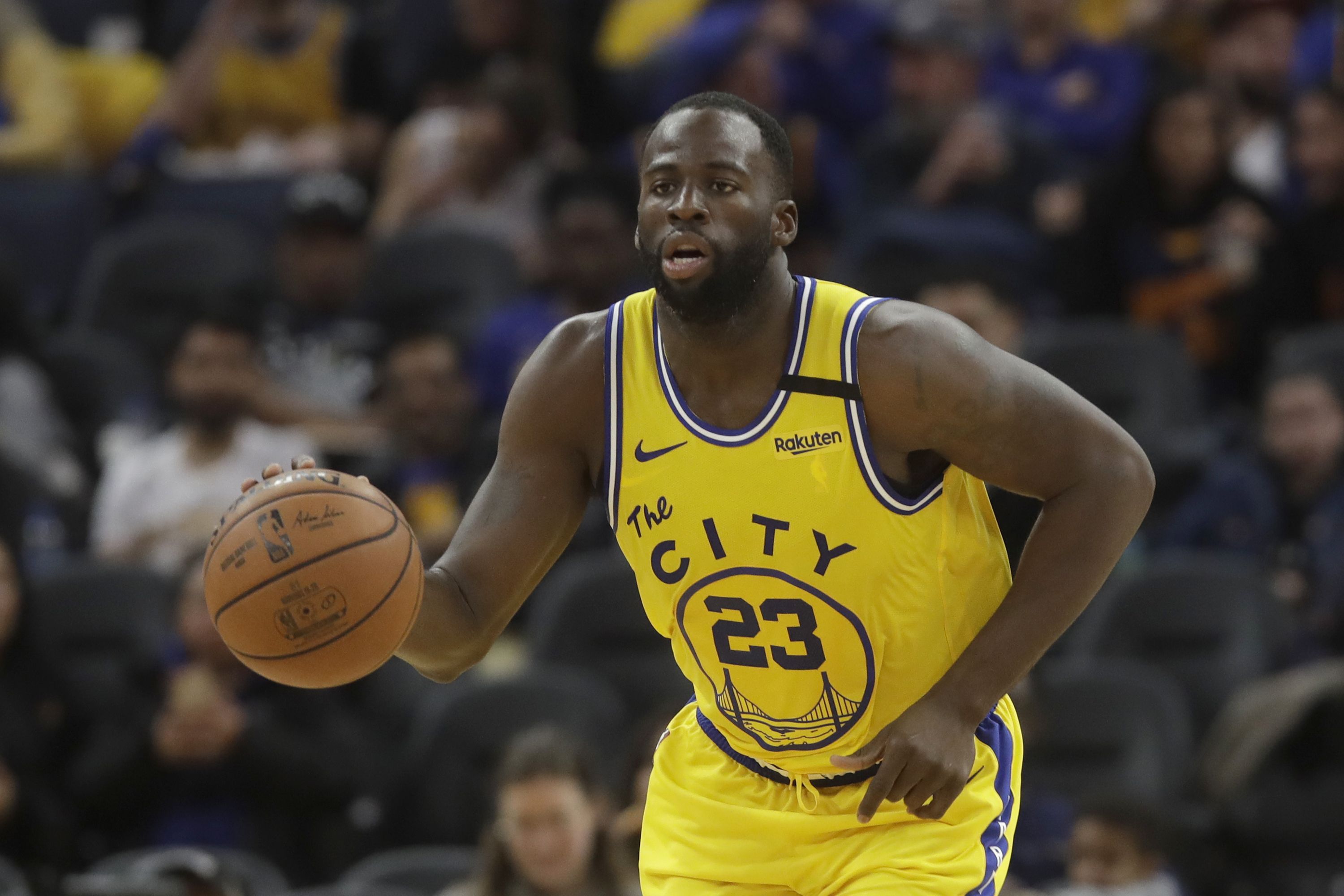 美國職業籃球NBA金州勇士(Golden State Warriors)明星球員葛林(Draymond Green) (美聯社/達志影像)