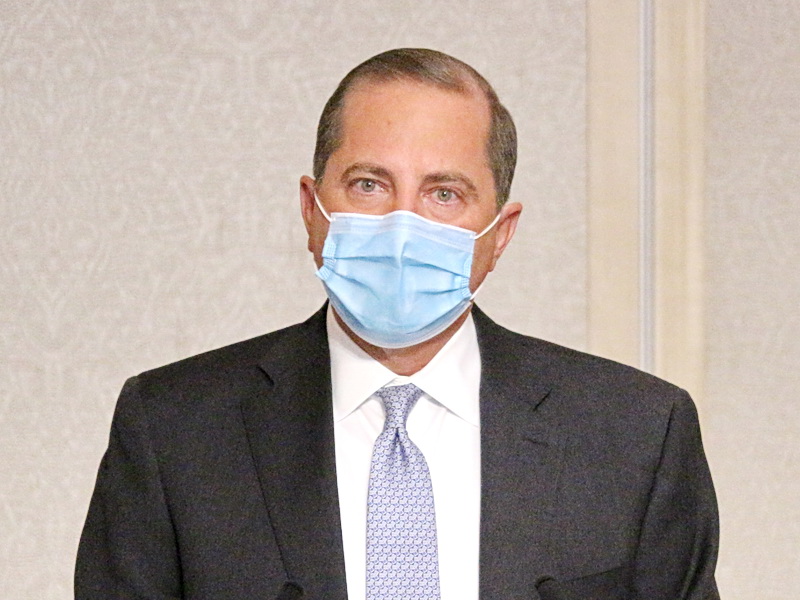 美國衛生部長阿札爾(Alex Azar)  (資料照片/王照坤 攝)