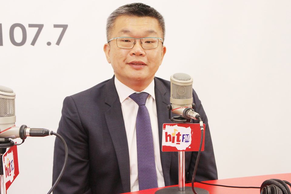 立法院副院長蔡其昌接受廣播節目「周玉蔻嗆新聞」專訪（圖：周玉蔻嗆新聞製作單位提供）