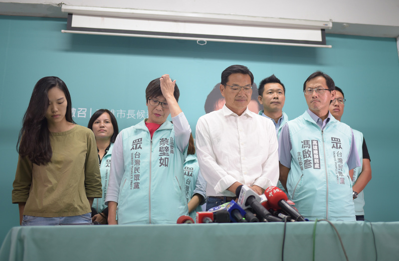 高雄市長補選結果出爐，民眾黨候選人吳益政以4.06%的得票率落敗。(圖：中央社)