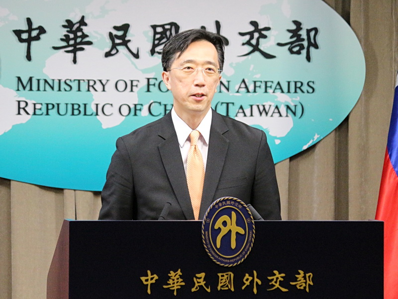 外交部北美司司長徐佑典 (央廣記者王照坤 攝)
