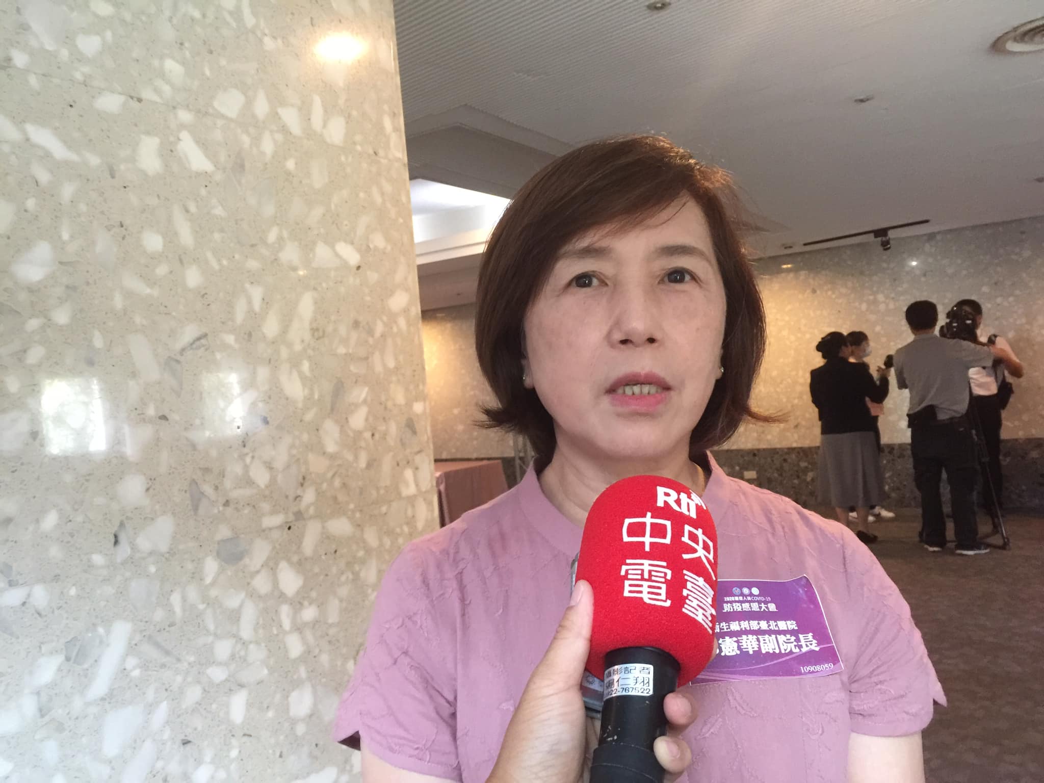 部立台北醫院副院長郭憲華。(蕭照平攝)