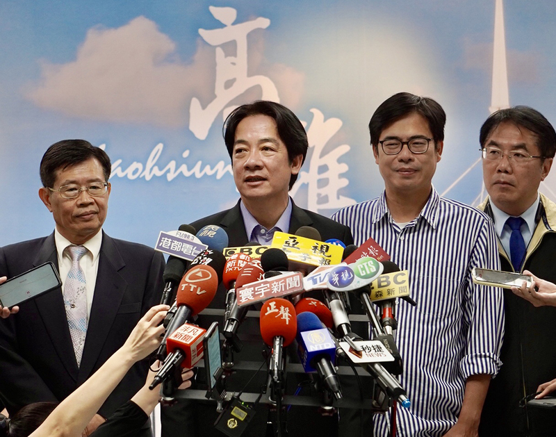 副總統賴清德12日在高雄市長陳其邁的陪同下，到興達港海巡基地慰勉執勤人員。(資料照/中央社)