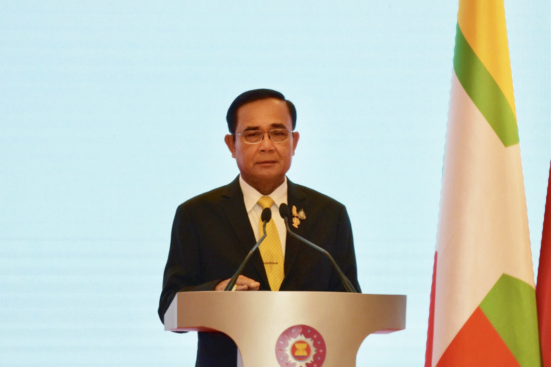 泰國今天由總理帕拉育(Prayut Chan-o-cha)主持的疫情會議決定再延長緊急狀1個月到9月底，並將交由下週的內閣會議通過。(資料照/中央社)