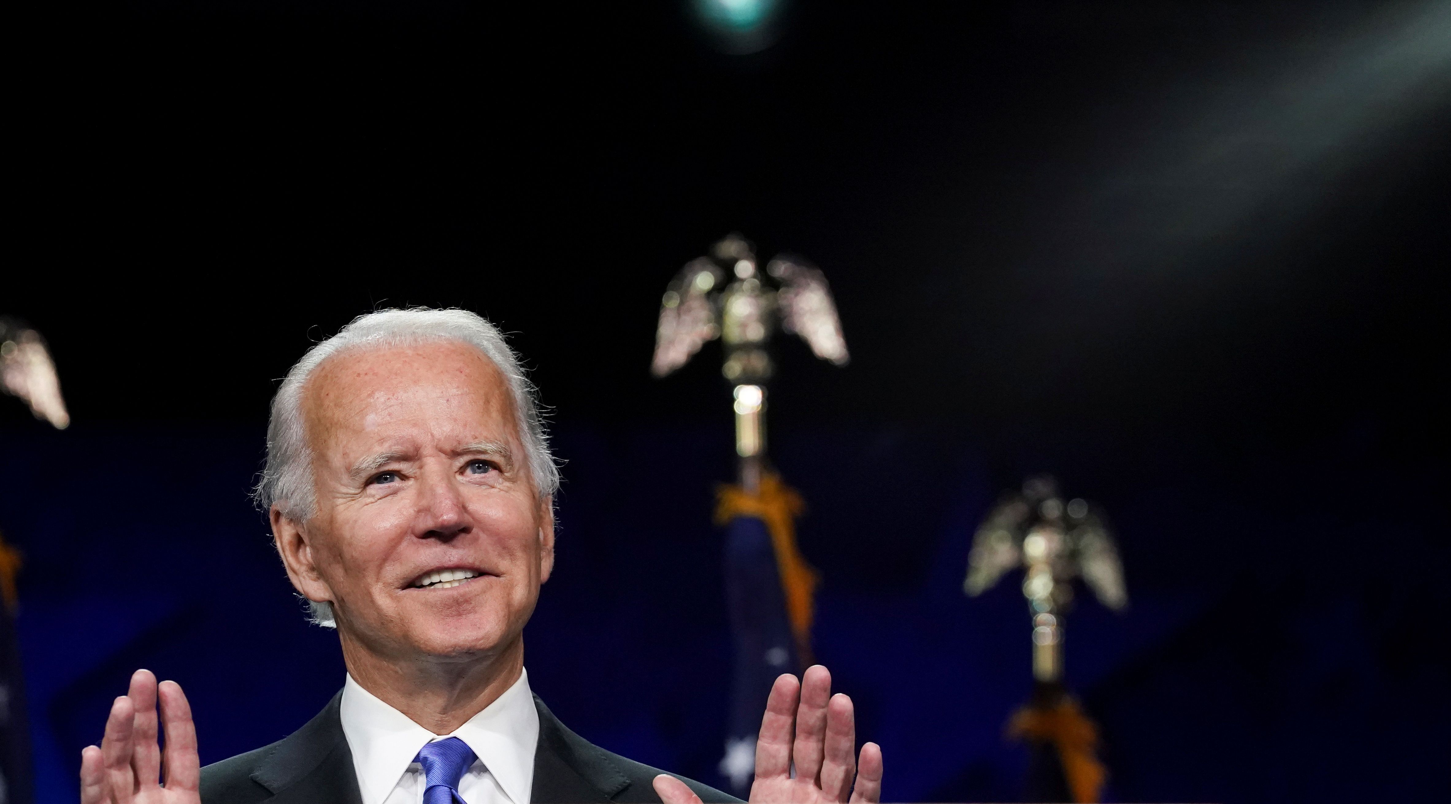 美國民主黨總統候選人(Joe Biden)(路透社/達志影像)