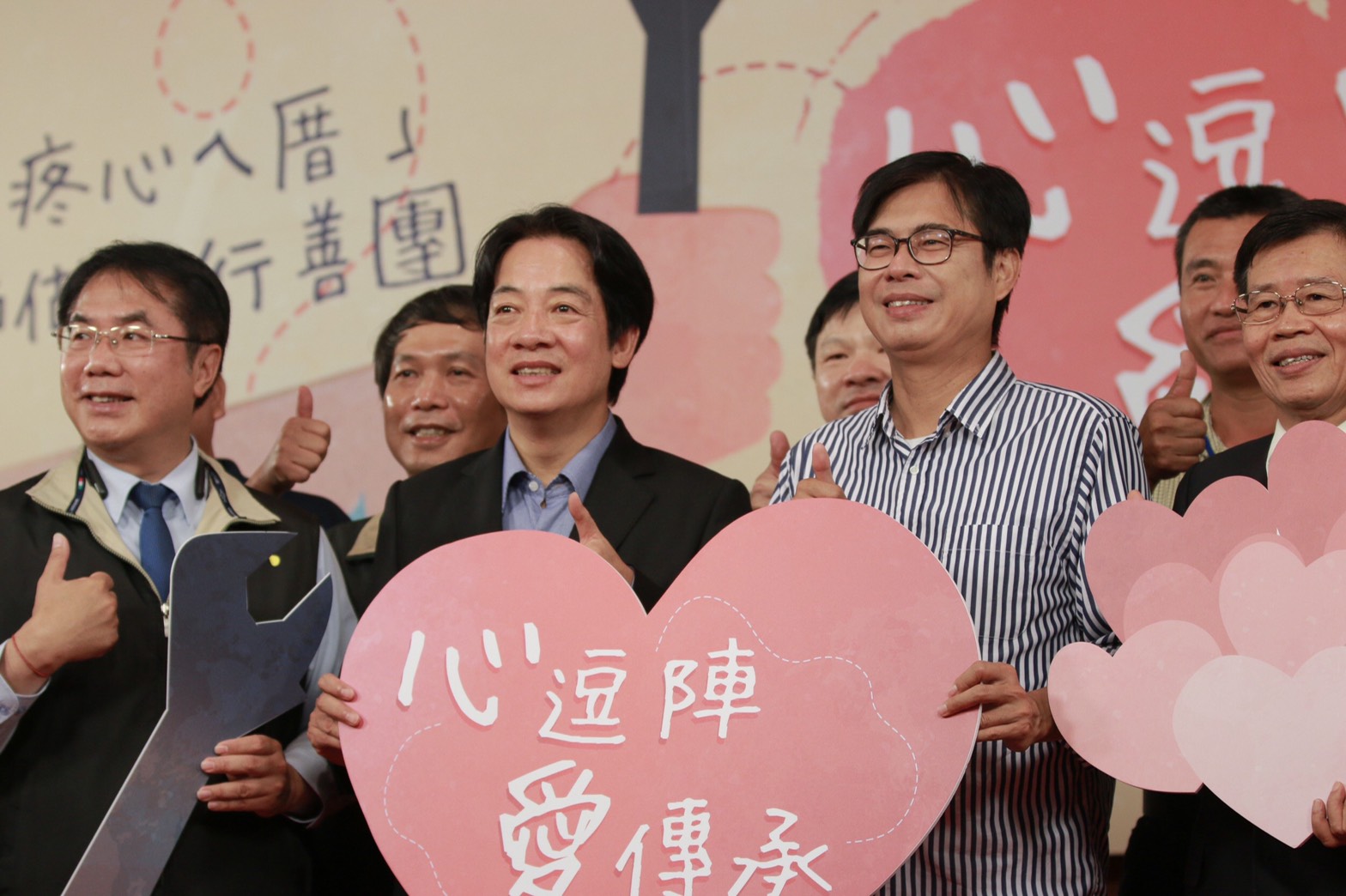 副總統賴清德今日參加高市做工行善團活動。（圖：賴清德臉書）