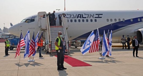 美國總統川普(Donald Trump)和以色列總理尼坦雅胡(Benjamin Netanyahu)的兩國高級助理，31日飛往阿拉伯聯合大公國，將就以色列和阿聯之間重建關係的條約，進行最後的修訂。(推特)