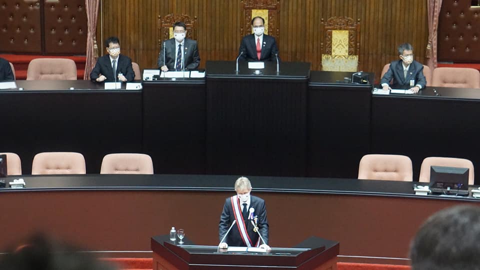 捷克議長維特齊立院演說（劉玉秋攝）