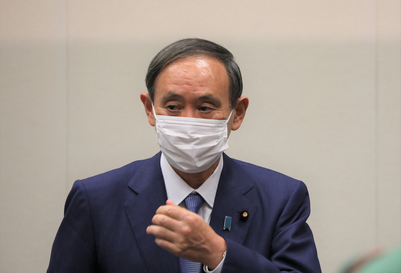 日本首相菅義偉和川普首度通話，討論自由印太地區願景。 (圖:中央社檔案照片)