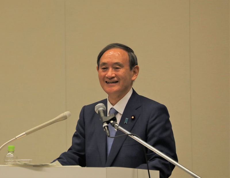 日本內閣官房長官菅義偉將參選執政黨自民黨黨魁選舉，若於14日勝選，16日將被選為首相。(中央社)