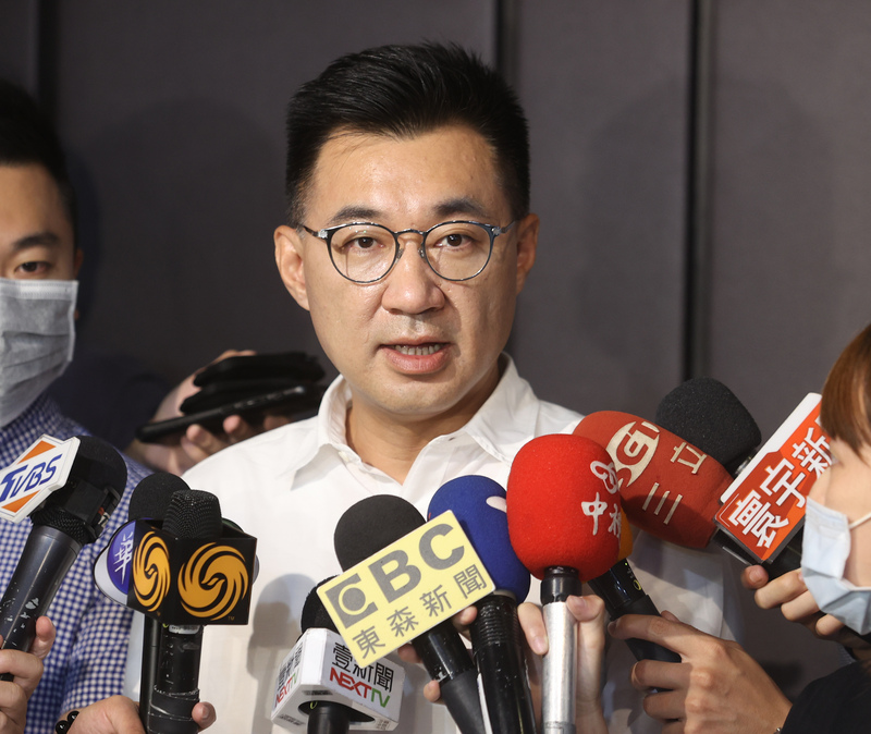 政府決定放寬美豬美牛進口，國民黨將發起全民食安公投。黨主席江啟臣（圖）3日表示，守護食安與親美反美無關，這是民生議題，不需要政治化。(圖:中央社)