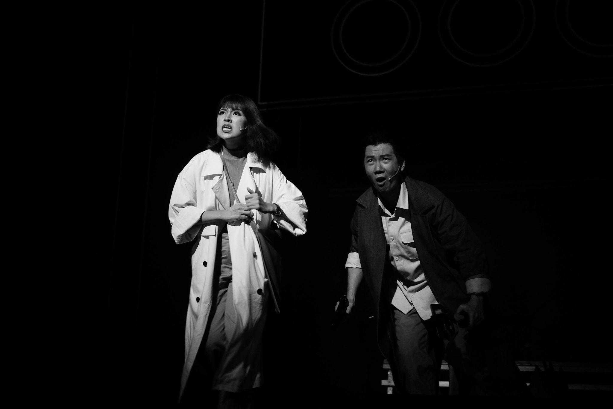 台灣阮劇團與香港劇場空間合力製作「皇都電姬」音樂劇，將香港今日故事帶到台灣，兩位香港演員演出出色。(桑咖攝影／阮劇團提供)