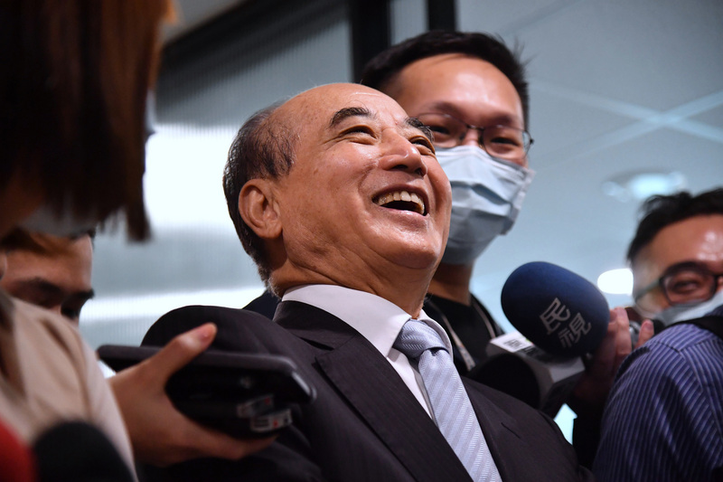 據透露，王金平向江啟臣表示，蔡英文總統沒有要他幫忙傳話給中國。(圖：中央社)