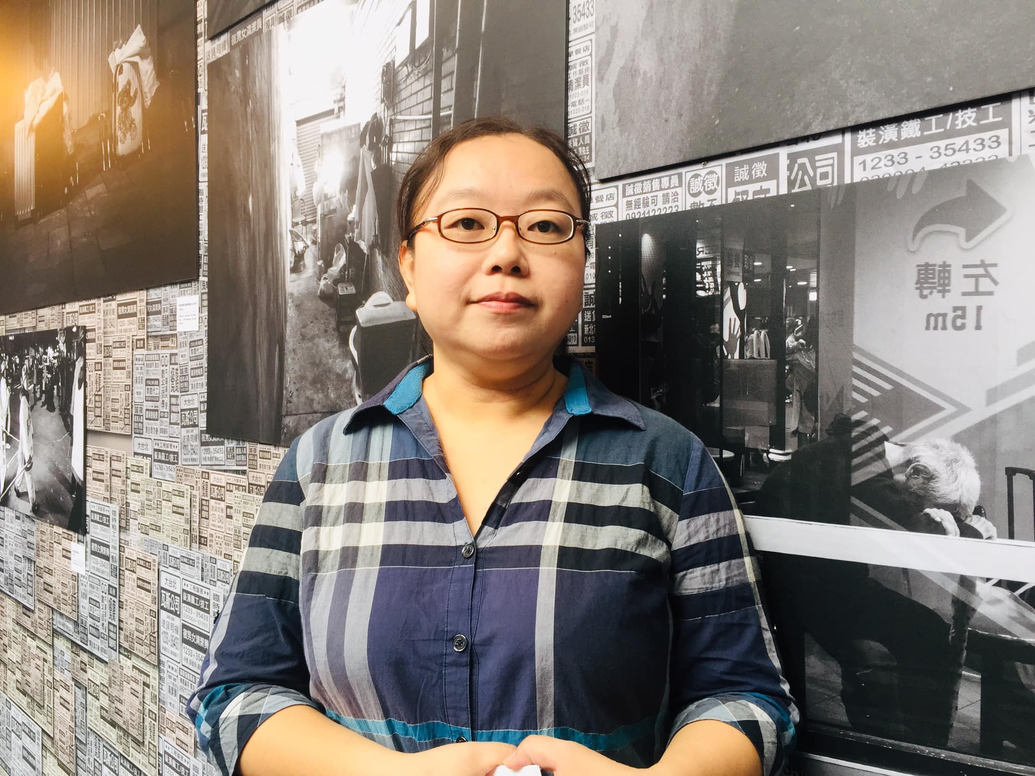 芒草心秘書長李盈姿。（蕭照平攝）