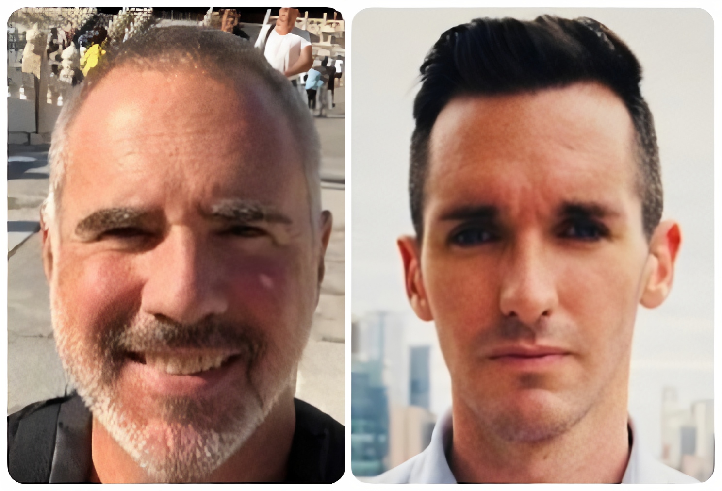 澳洲記者史密斯(Michael Smith)（左）和伯特爾斯(Bill Birtles）(合成圖)