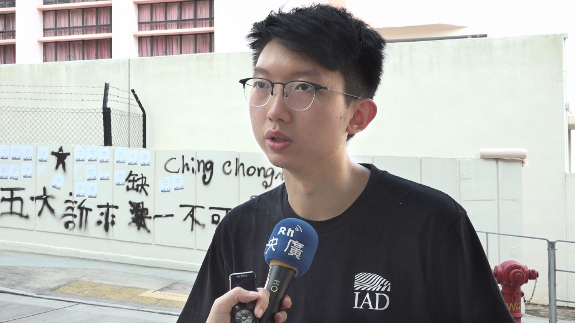香港民間外交網絡發言人張崑陽。（資料照片/鄭翔云 攝）