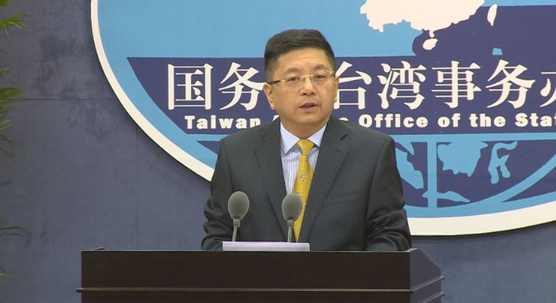 中國大陸國台辦發言人馬曉光(圖)28日稱「民進黨當局」如有誠意，應盡快解除邊境相關限制措施。 大陸委員會晚間回應，對於疫情受控後，兩岸恢復正常健康有序交流，一向正面看待。(圖:中央社)