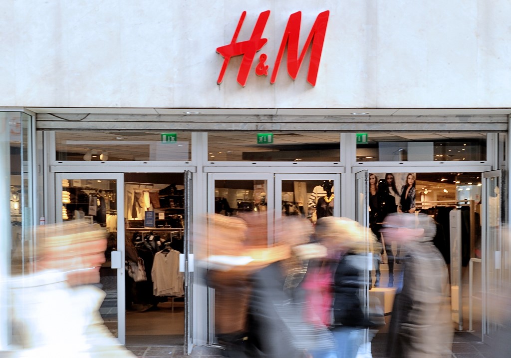 瑞典快時尚巨頭H＆M18日表示，已決定停止在俄羅斯的業務。 (AFP)