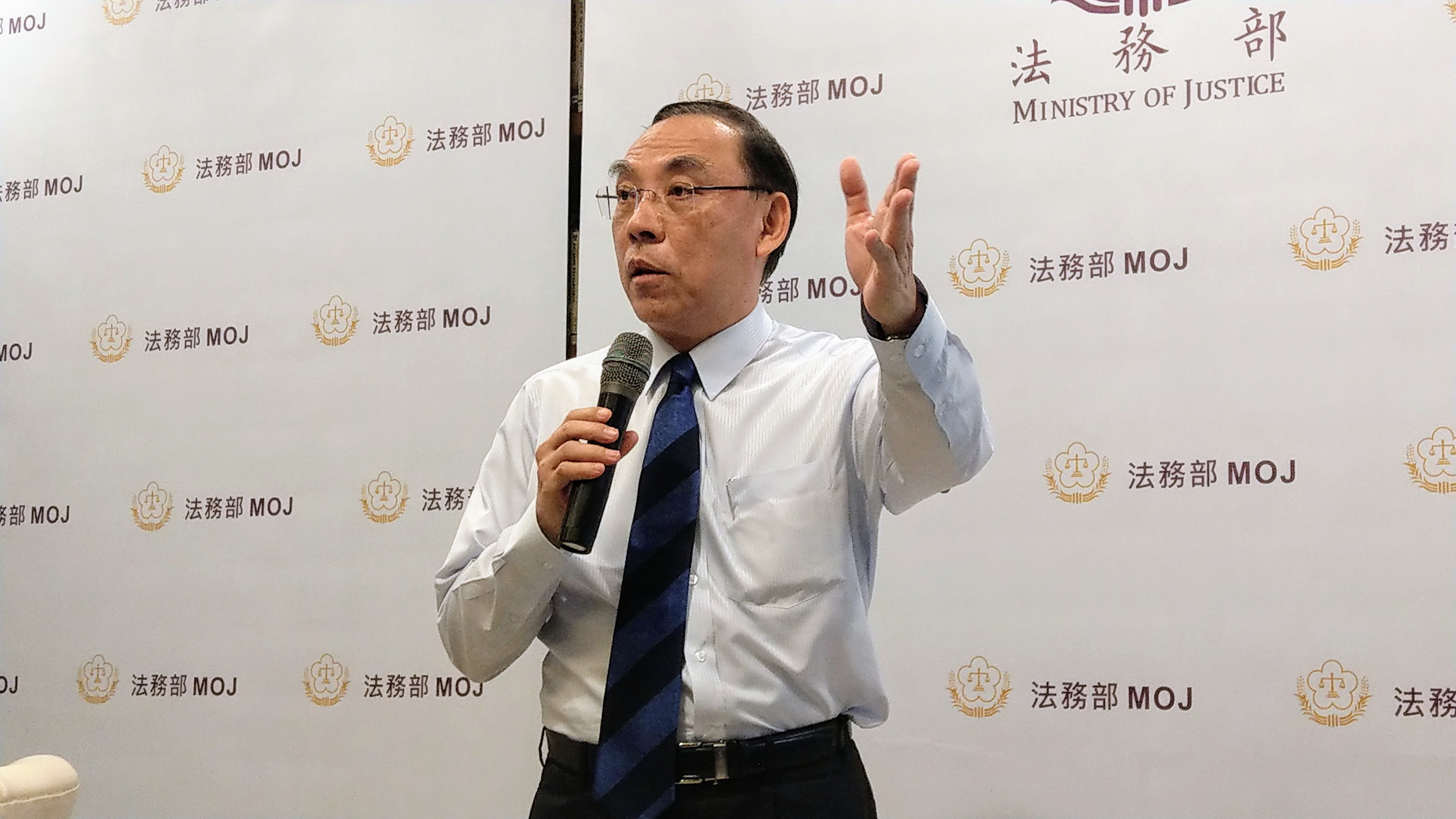 法務部長蔡清祥。(檔案照片/歐陽夢萍 攝)