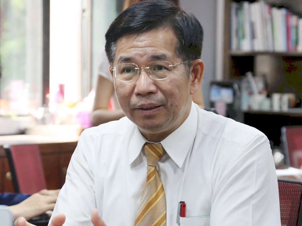 教育部長潘文忠表示，校園食材登錄平台未來將增加肉品產地標示欄位。(教育部提供)
