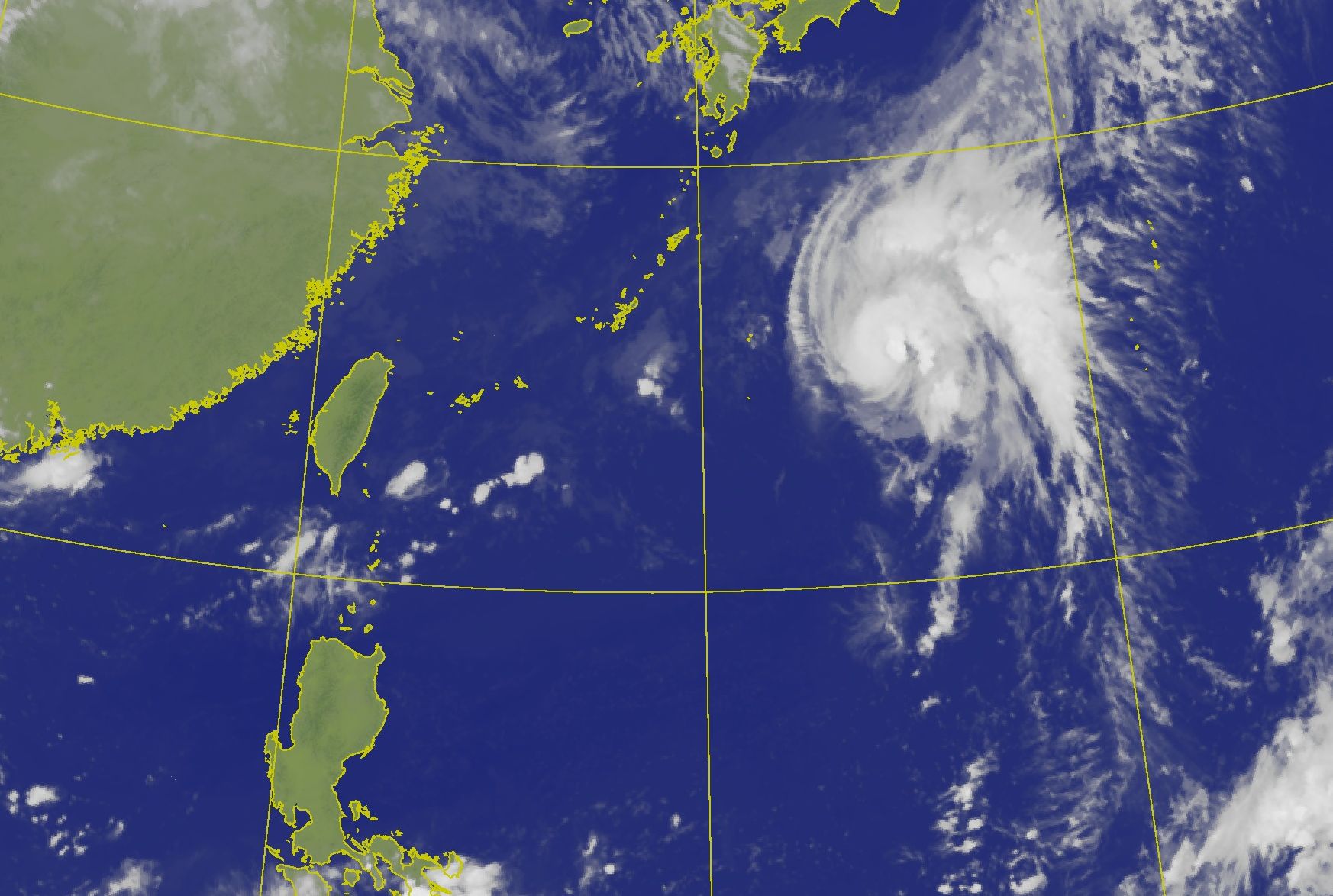 颱風白海豚生成，氣象局：對台無影響。 (圖:中央氣象局)