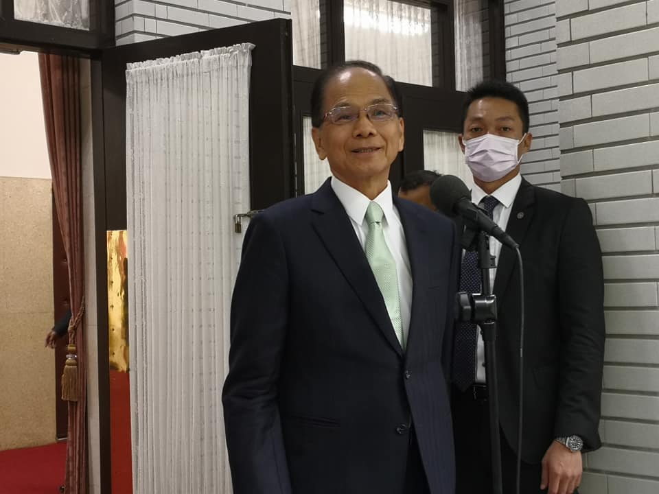 立法院長游錫堃受訪表示，預算案跟修憲都很重要，會兼顧。（資料照/劉玉秋 攝）