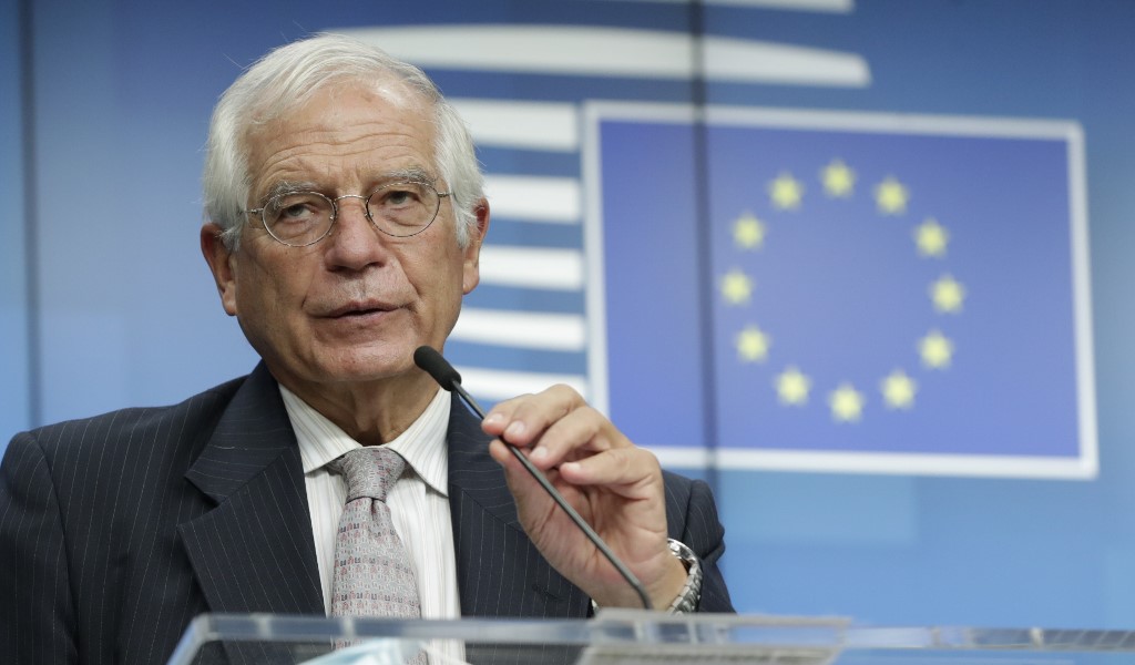 歐盟外交和安全政策高級代表波瑞爾(Josep Borrell)。 (AFP)