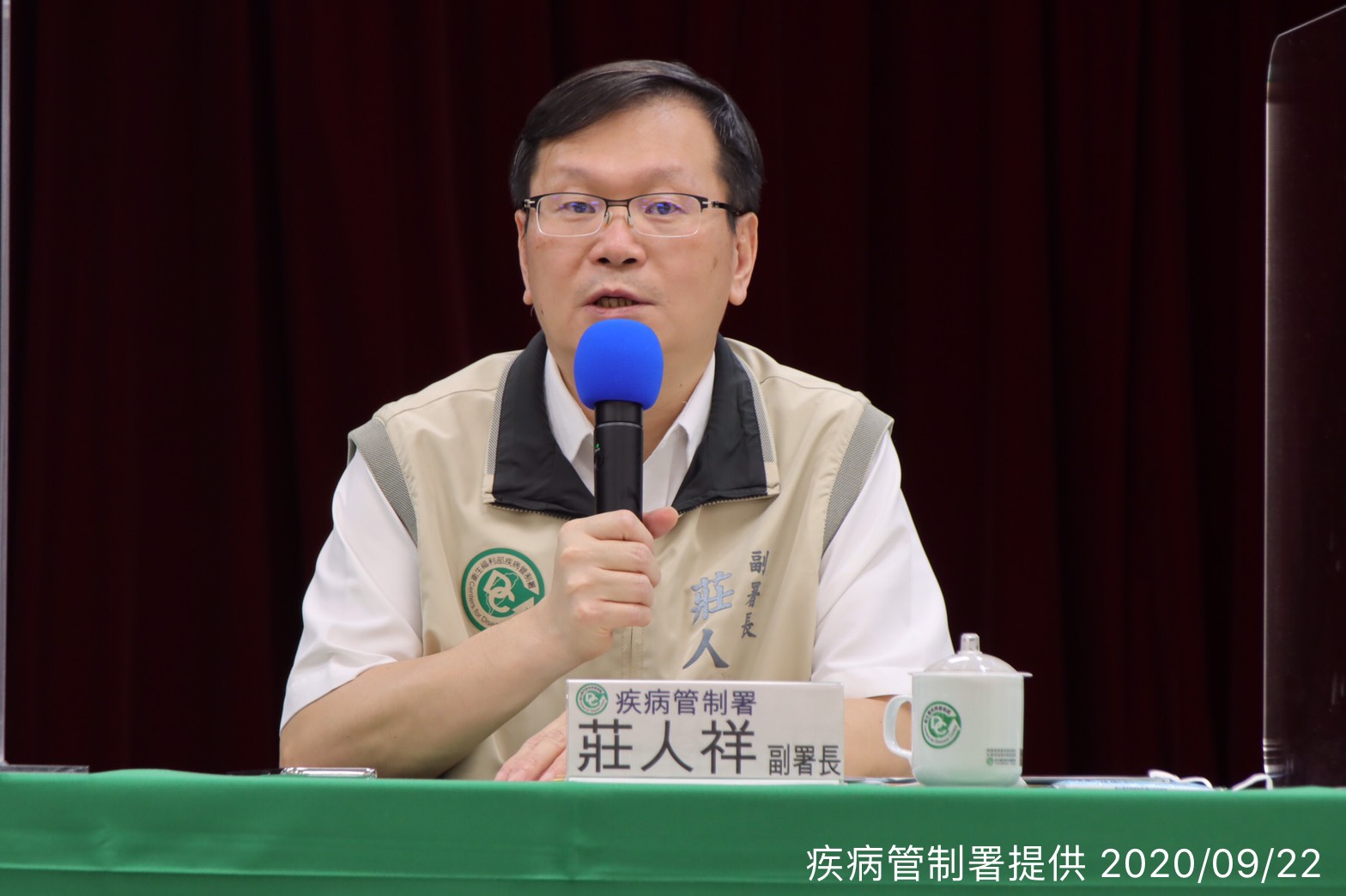 莊人祥表示，第二起居家檢疫死亡個案的COVID-19採檢結果為陰性。(疾管署提供)