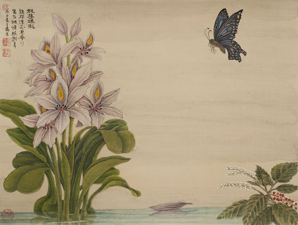 「迷花手劄－曾肅良當代春夏花卉彩墨創作展」將於9月26日於楊三郎美術館展出至10月11日。(國王十字藝術社 ST ARTE Taipei提供)