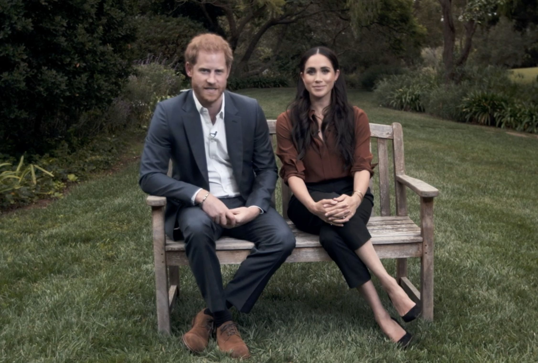 英國哈利王子與妻子梅根22日在美國廣播公司(ABC)黃金時段特別節目中，呼籲美國人去投票。 (圖:翻拍時代雜誌)