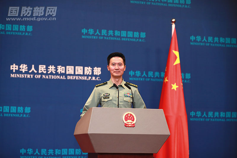 中國國防部發言人譚克非(中國國防部官網)
