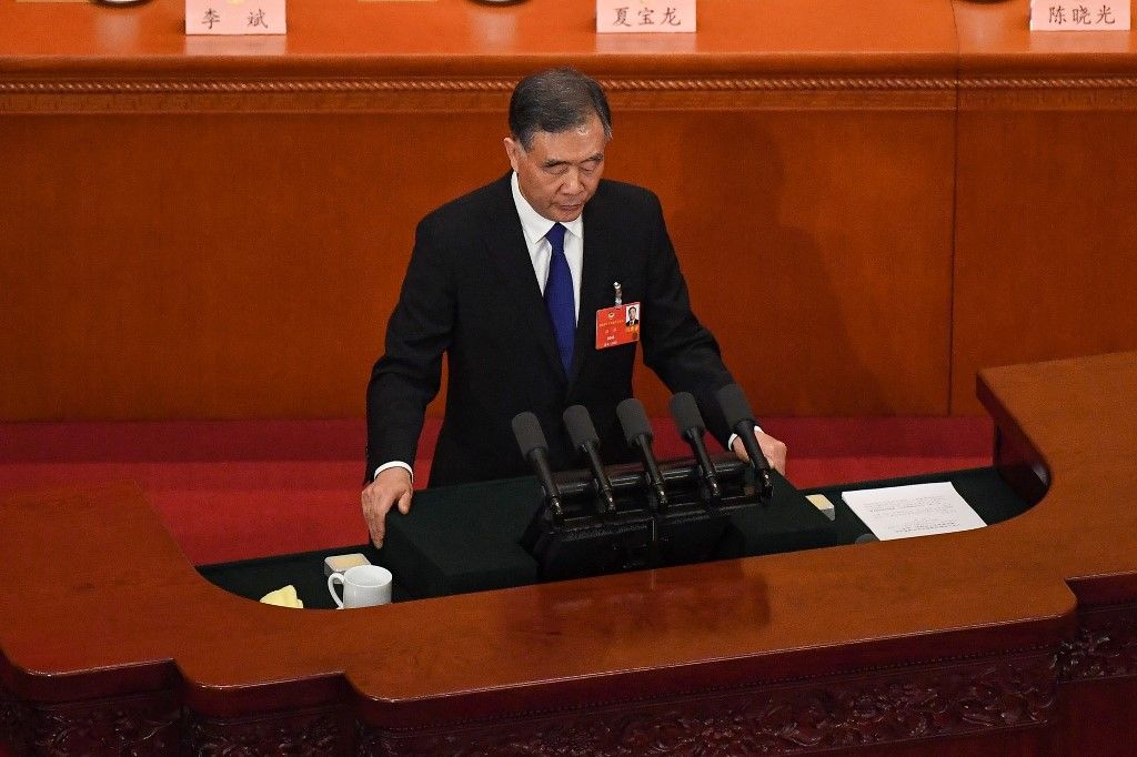 中國全國政協主席汪洋(AFP檔案照片)