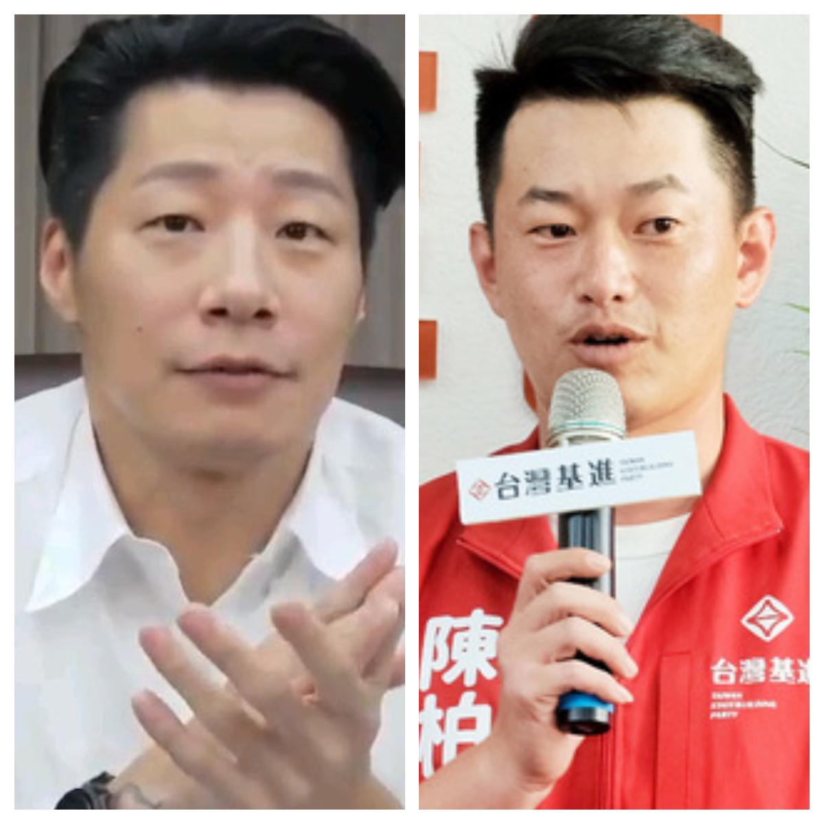 目前朝野所推派的名單大致出爐，民進黨團將2席名額禮讓給無黨籍立委林昶佐(左)及台灣基進立委陳柏惟(右)。(合成圖)