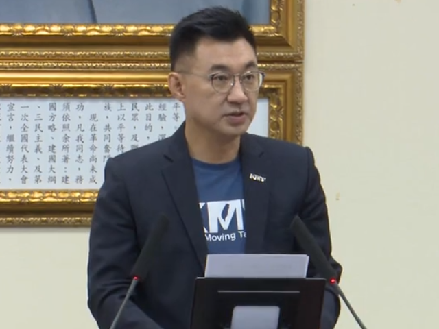 國民黨主席江啟臣30日要求國民黨立院黨團不要放棄任何一個實質監督的機會。(圖擷自國民黨臉書)