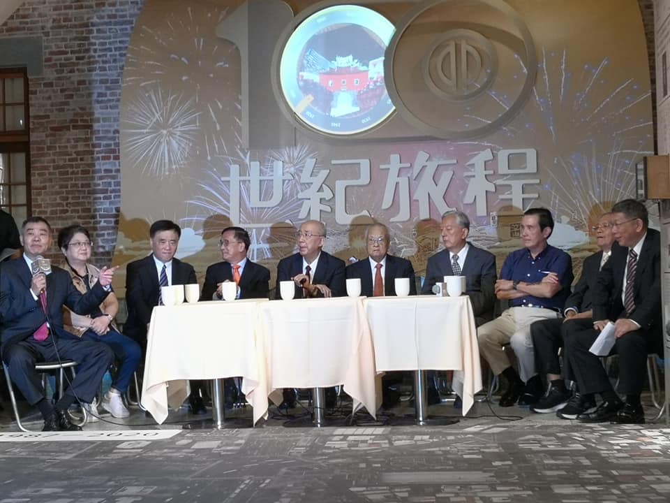 歷任台北市長交流（劉玉秋攝）