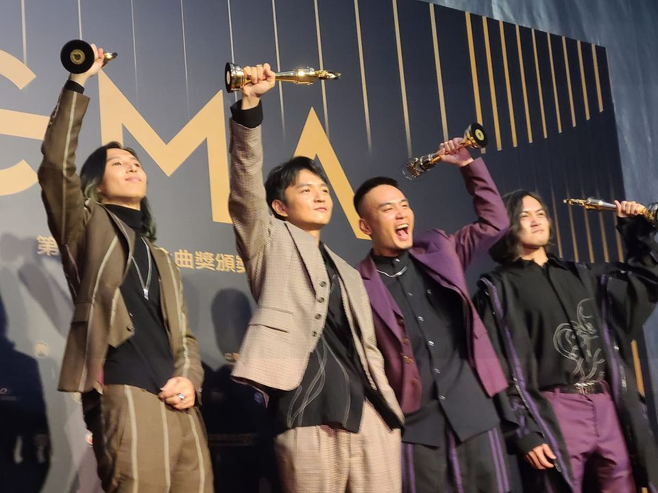 第31屆金曲獎最佳樂團獎：滅火器。(江昭倫 攝)