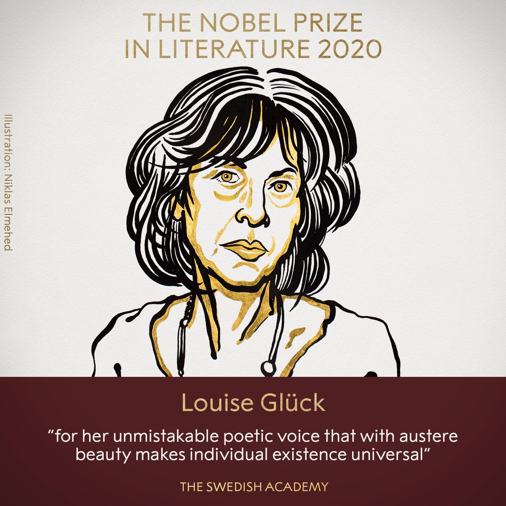 美國家喻戶曉的詩人葛綠珂(Louise Gluck)獲得2020年諾貝爾文學獎。(圖：臉書)