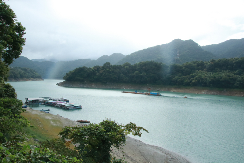 石門水庫目前剩下8692萬公噸的水，蓄水量僅有44%。（圖：中央社）