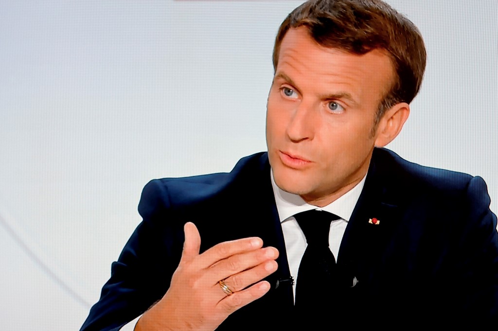 法國總統馬克宏(Emmanuel Macron)。 (AFP)