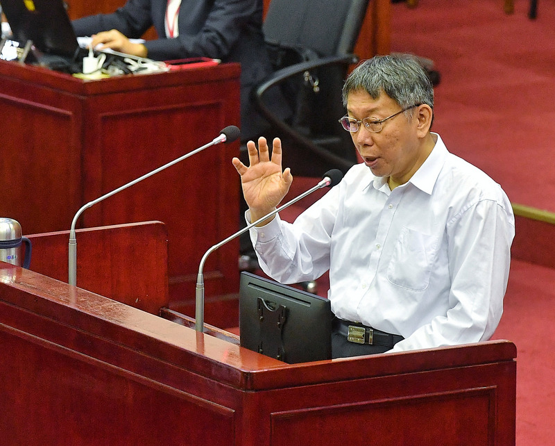 台北市長柯文哲。(資料照片/CNA)