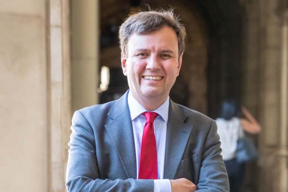 英國國際貿易部貿易政策部長韓斯。(圖：韓斯臉書)