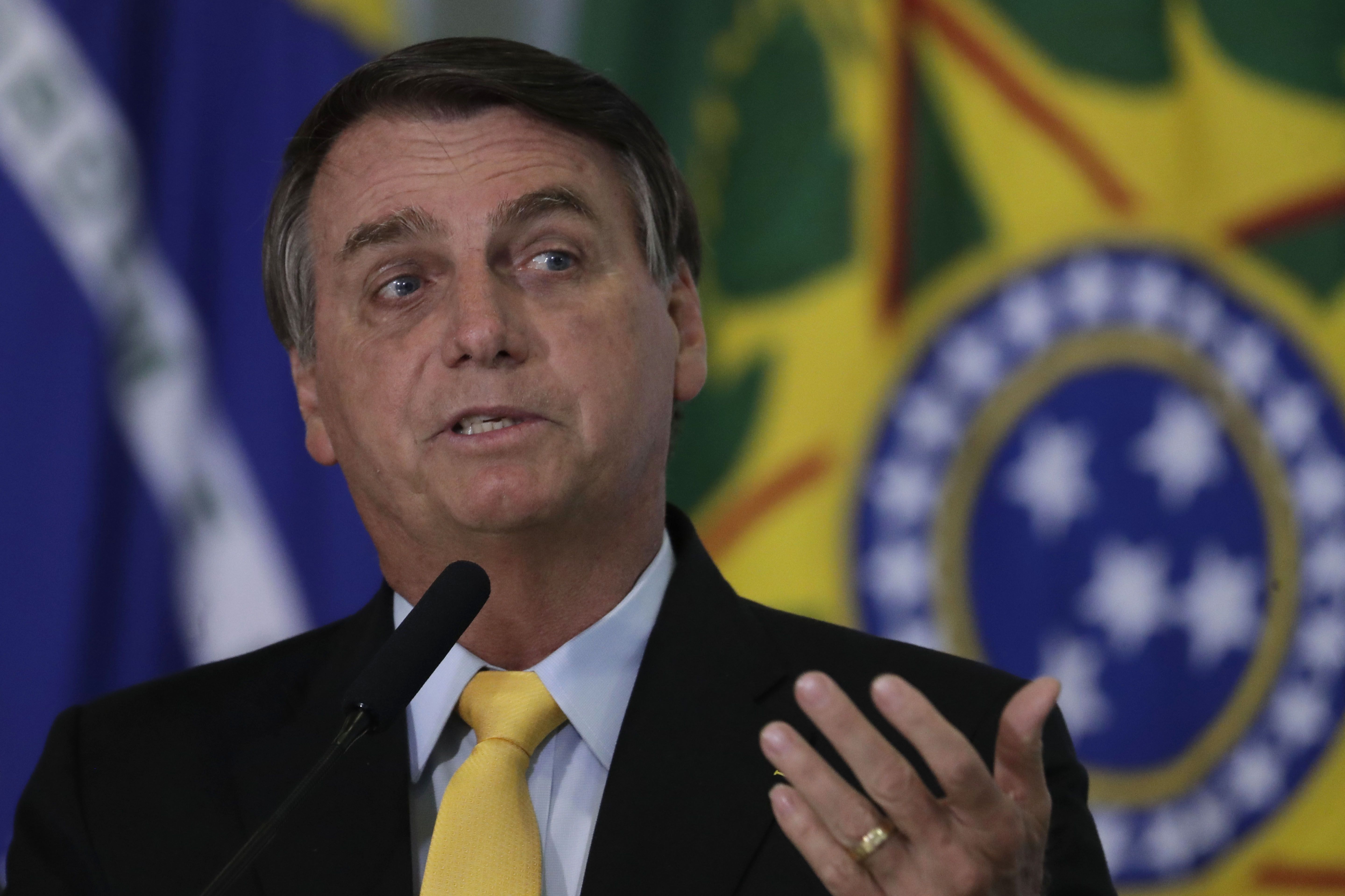 巴西總統波索納洛(Jair Bolsonaro)。(美聯社/達志影像)