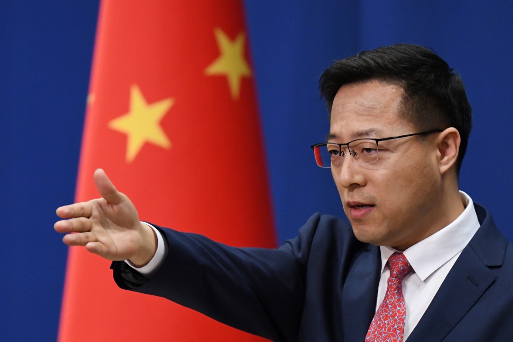 中國外交部發言人趙立堅(Lijian Zhao)  (AFP)